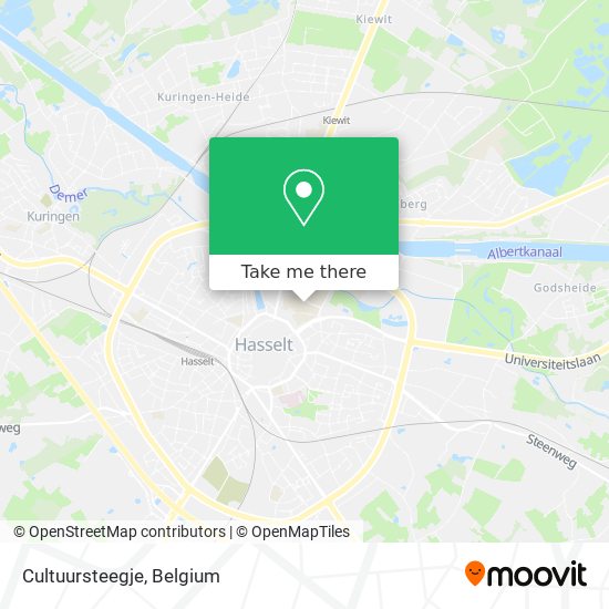 Cultuursteegje plan