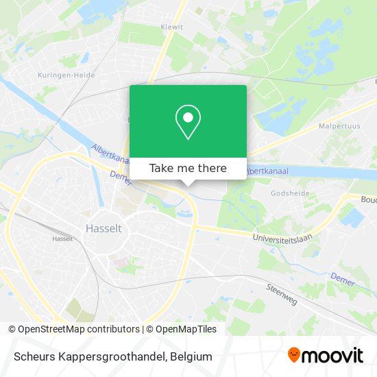Scheurs Kappersgroothandel plan