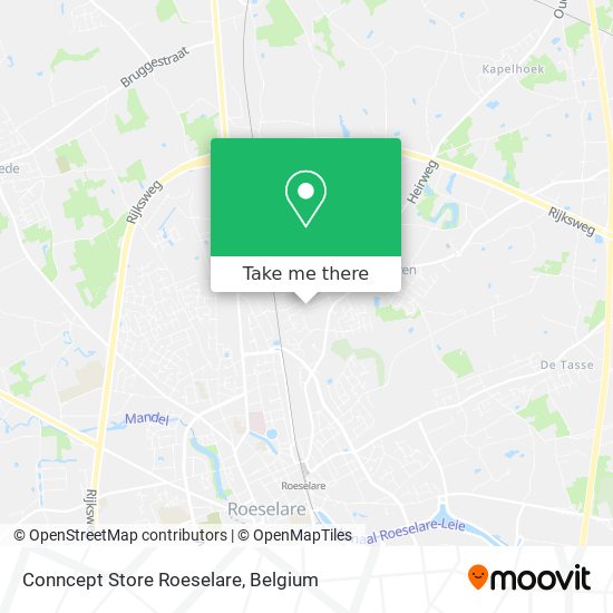 Conncept Store Roeselare plan