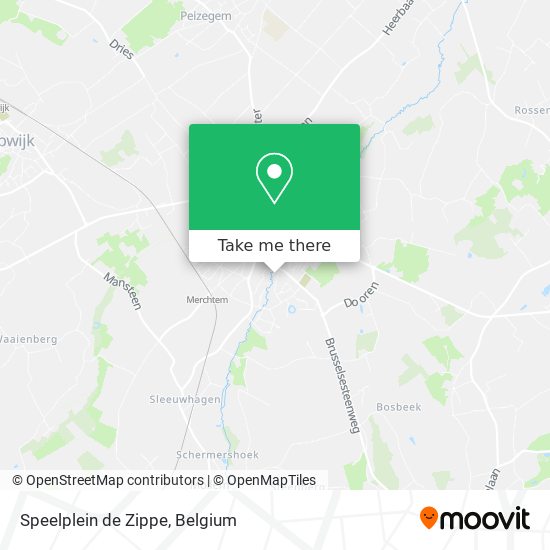 Speelplein de Zippe plan