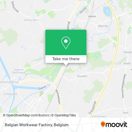 Belgian Workwear Factory map