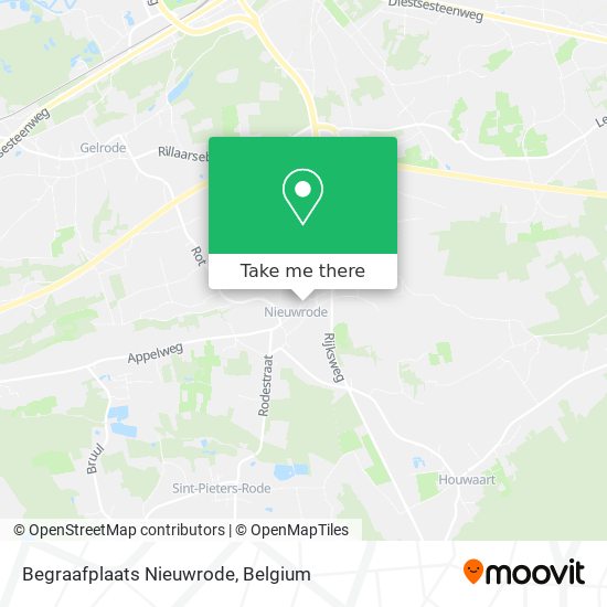 Begraafplaats Nieuwrode map