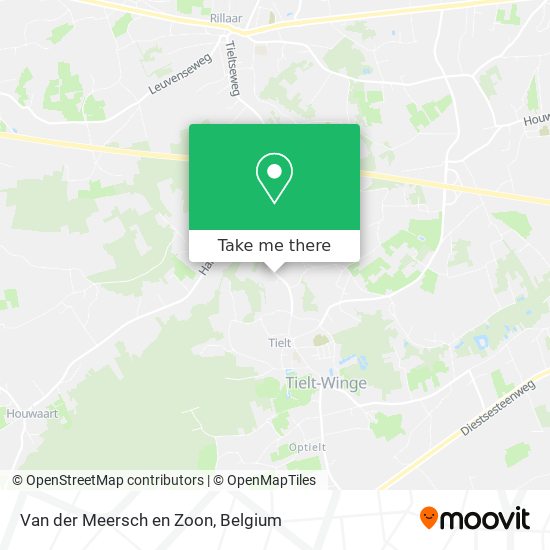 Van der Meersch en Zoon map