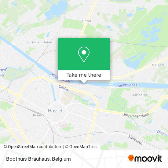 Boothuis Brauhaus map