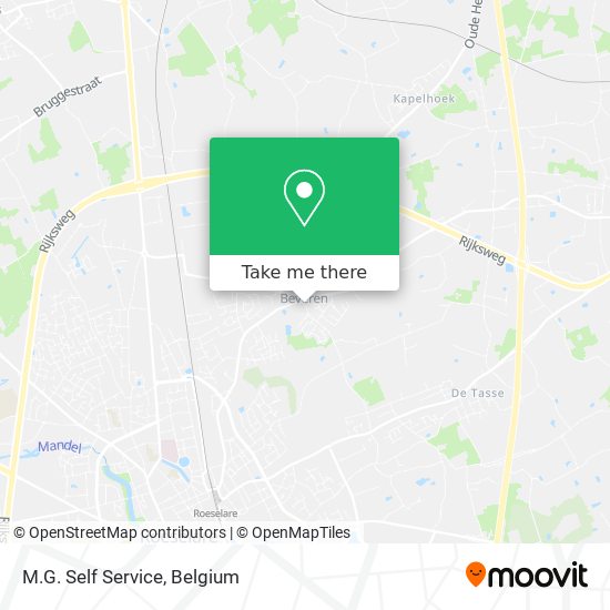 M.G. Self Service map