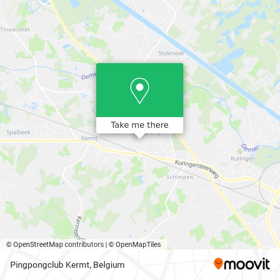 Pingpongclub Kermt map