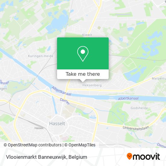 Vlooienmarkt Banneuxwijk map