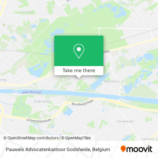 Pauwels Advocatenkantoor Godsheide map