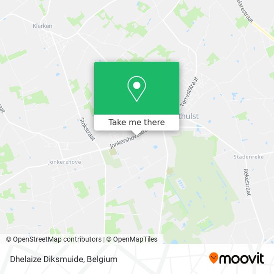 Dhelaize Diksmuide map