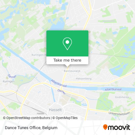 Dance Tunes Office map