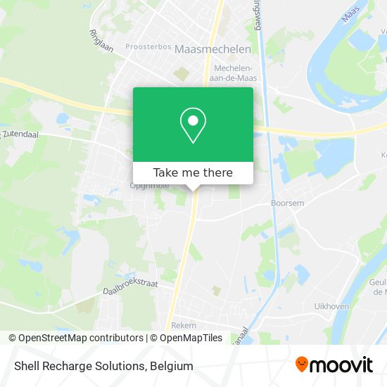 Shell Recharge Solutions map