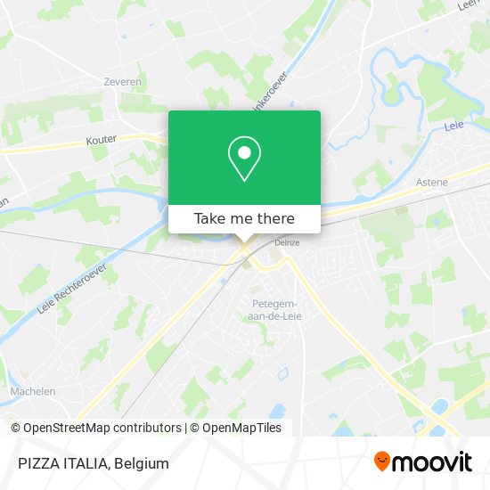 PIZZA ITALIA map