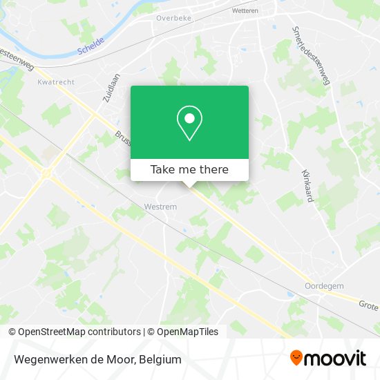 Wegenwerken de Moor plan