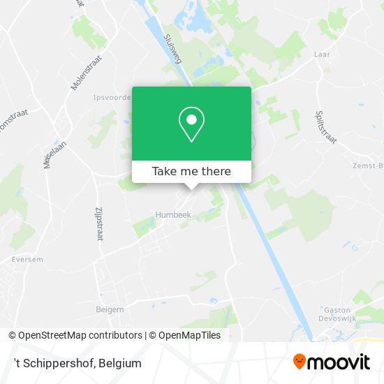 't Schippershof map