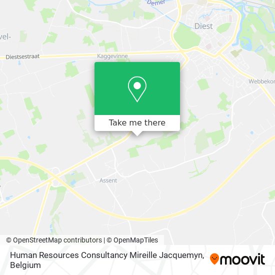 Human Resources Consultancy Mireille Jacquemyn map