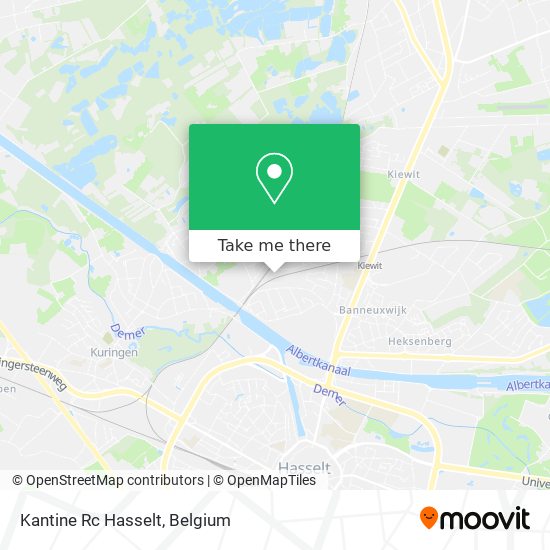 Kantine Rc Hasselt map