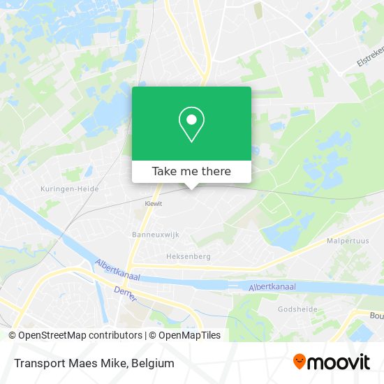 Transport Maes Mike map