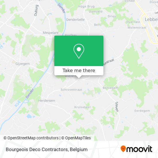 Bourgeois Deco Contractors map