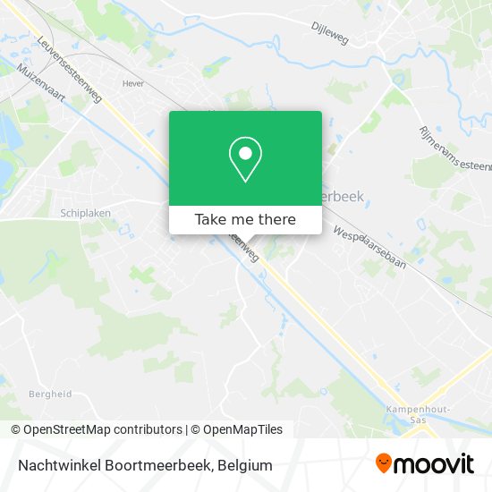 Nachtwinkel Boortmeerbeek map