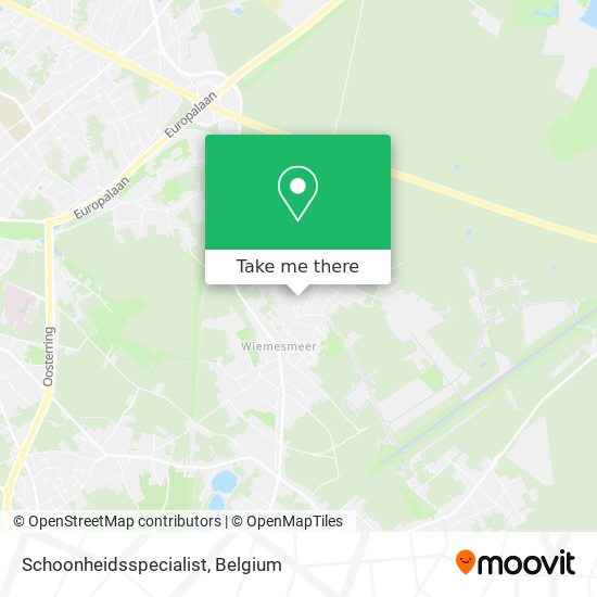 Schoonheidsspecialist map