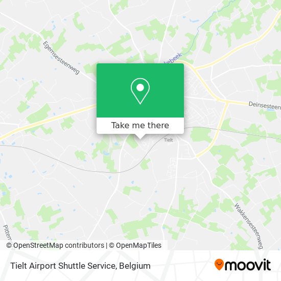 Tielt Airport Shuttle Service plan