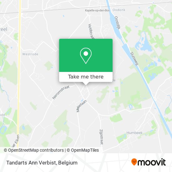 Tandarts Ann Verbist map