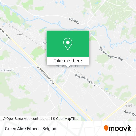 Green Alive Fitness map