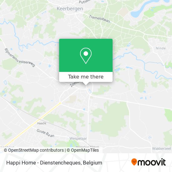 Happi Home - Dienstencheques map