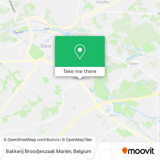 Bakkerij Broodjeszaak Mariën plan