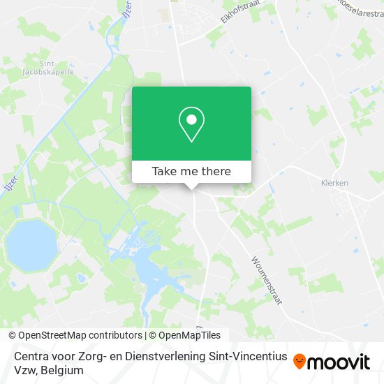 Centra voor Zorg- en Dienstverlening Sint-Vincentius Vzw map