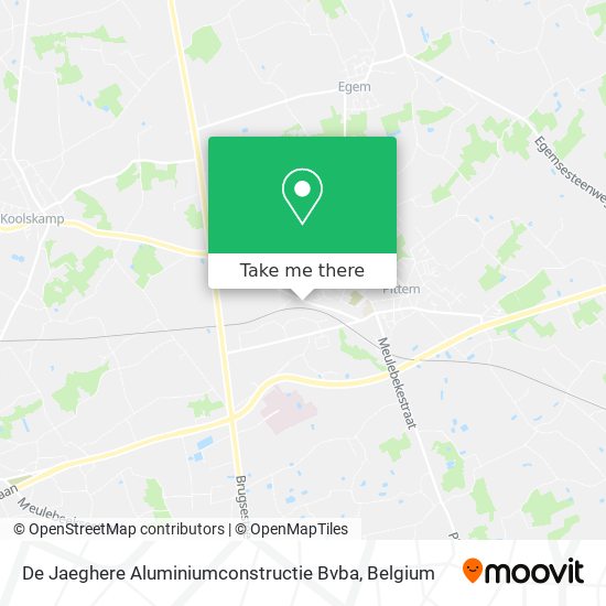 De Jaeghere Aluminiumconstructie Bvba map