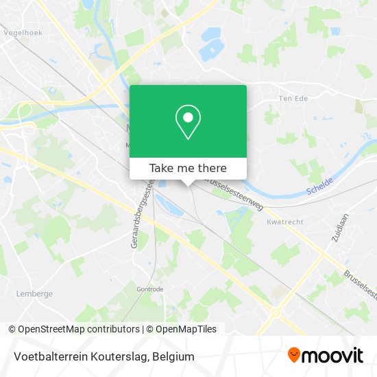 Voetbalterrein Kouterslag map