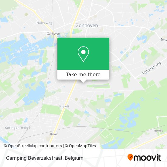 Camping Beverzakstraat plan