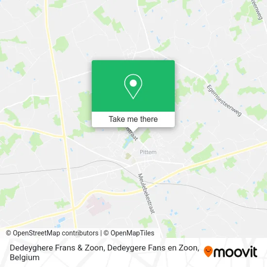 Dedeyghere Frans & Zoon, Dedeygere Fans en Zoon map