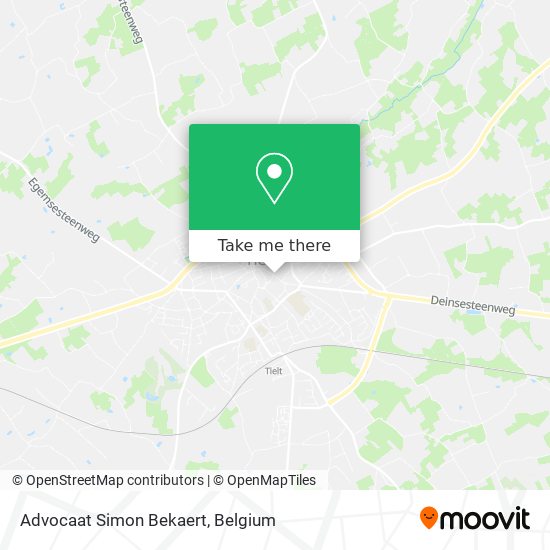 Advocaat Simon Bekaert map