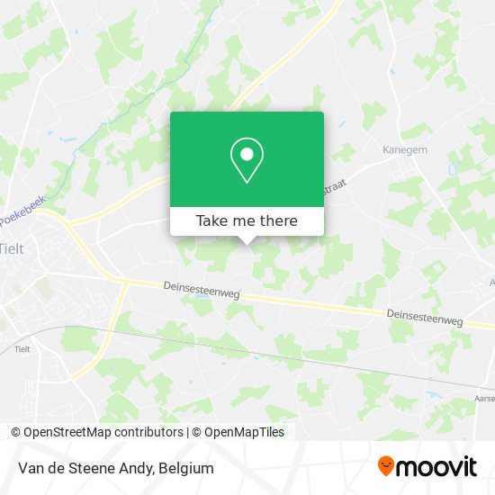 Van de Steene Andy map