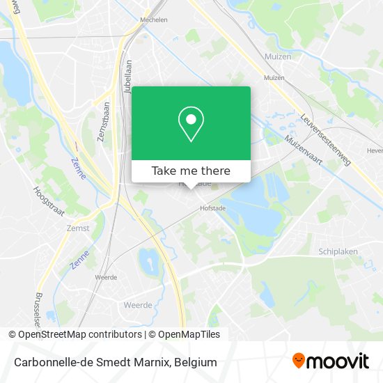Carbonnelle-de Smedt Marnix map