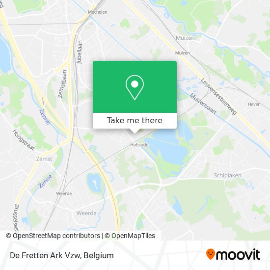 De Fretten Ark Vzw plan