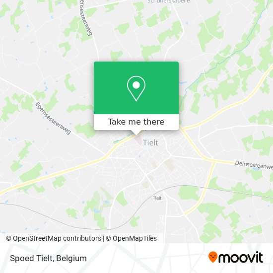 Spoed Tielt map