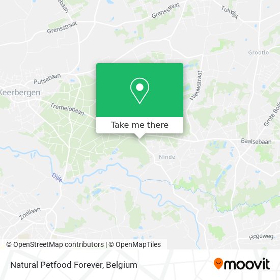 Natural Petfood Forever map