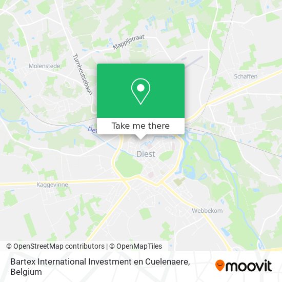 Bartex International Investment en Cuelenaere map