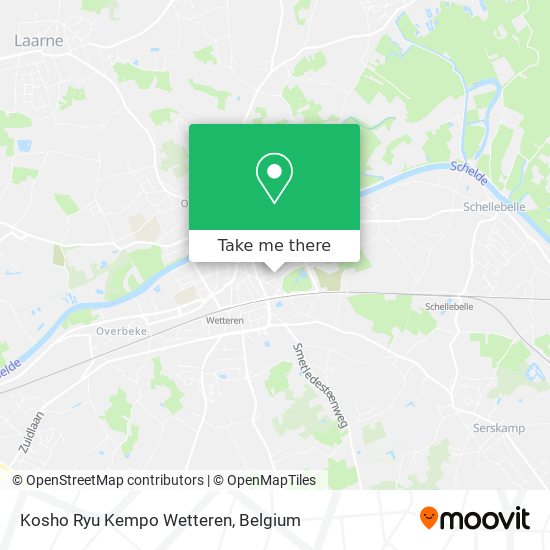 Kosho Ryu Kempo Wetteren map