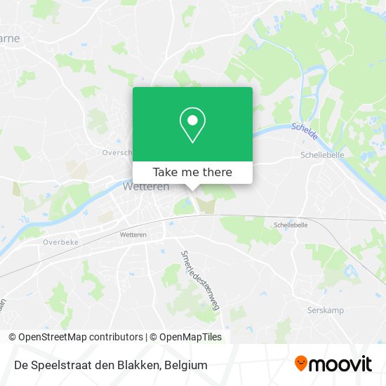 De Speelstraat den Blakken map