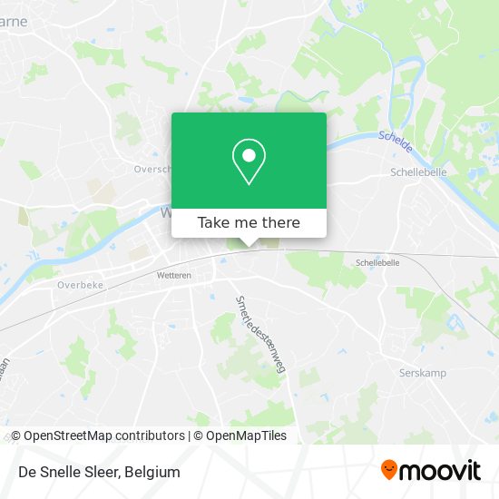 De Snelle Sleer map