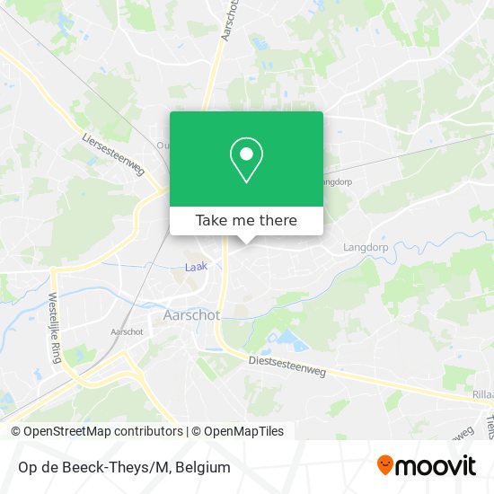 Op de Beeck-Theys/M map
