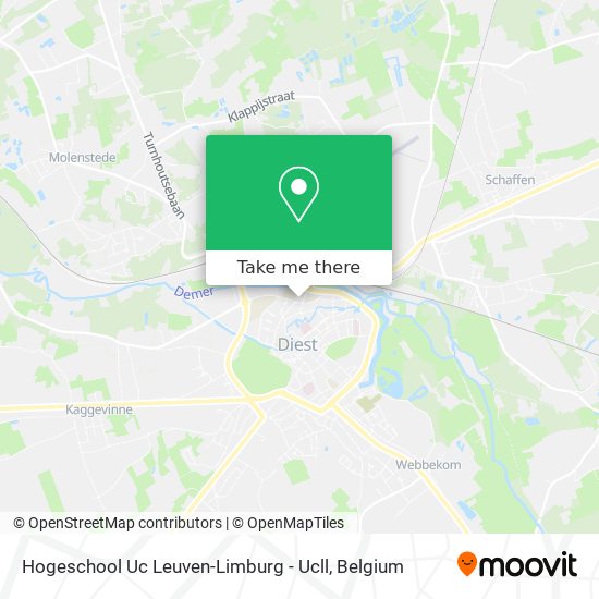 Hogeschool Uc Leuven-Limburg - Ucll map