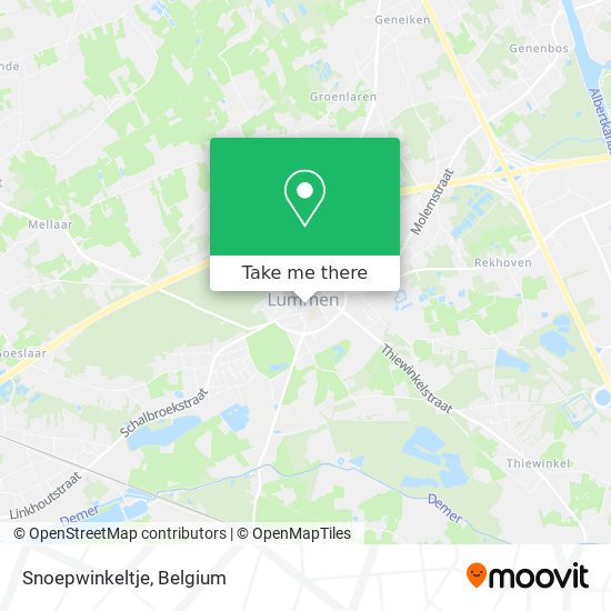 Snoepwinkeltje plan