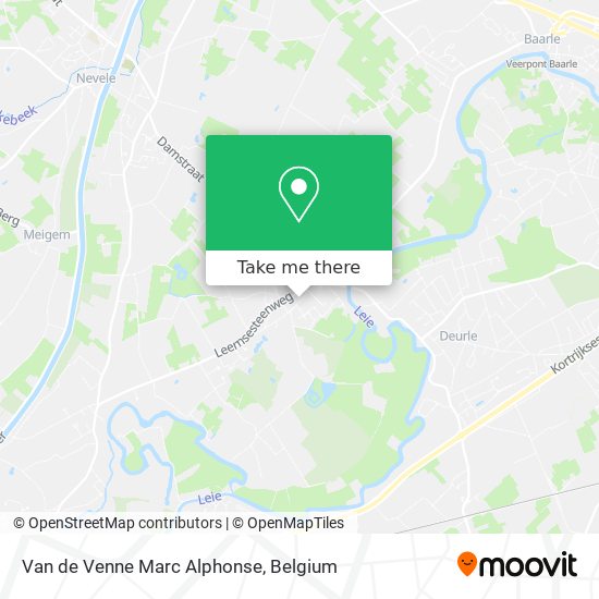 Van de Venne Marc Alphonse map