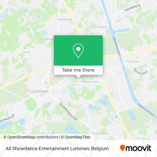 All Showdance Entertainment Lummen map