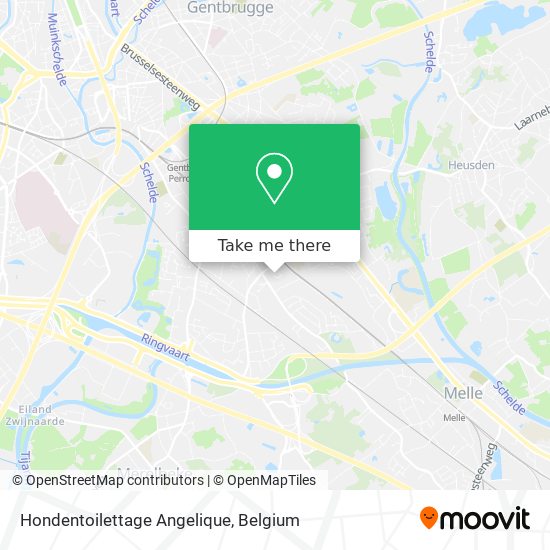 Hondentoilettage Angelique map